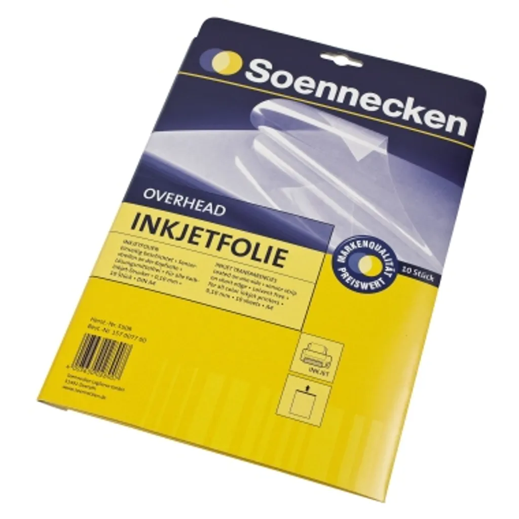 Soennecken Kopierfolie 5508 DIN A4 0,10mm 10 St./Pack.